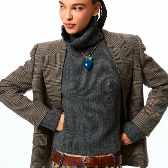 ROXANNE ASSOULIN The Big Puffy Heart Charm Navy - Picture 2 of 11